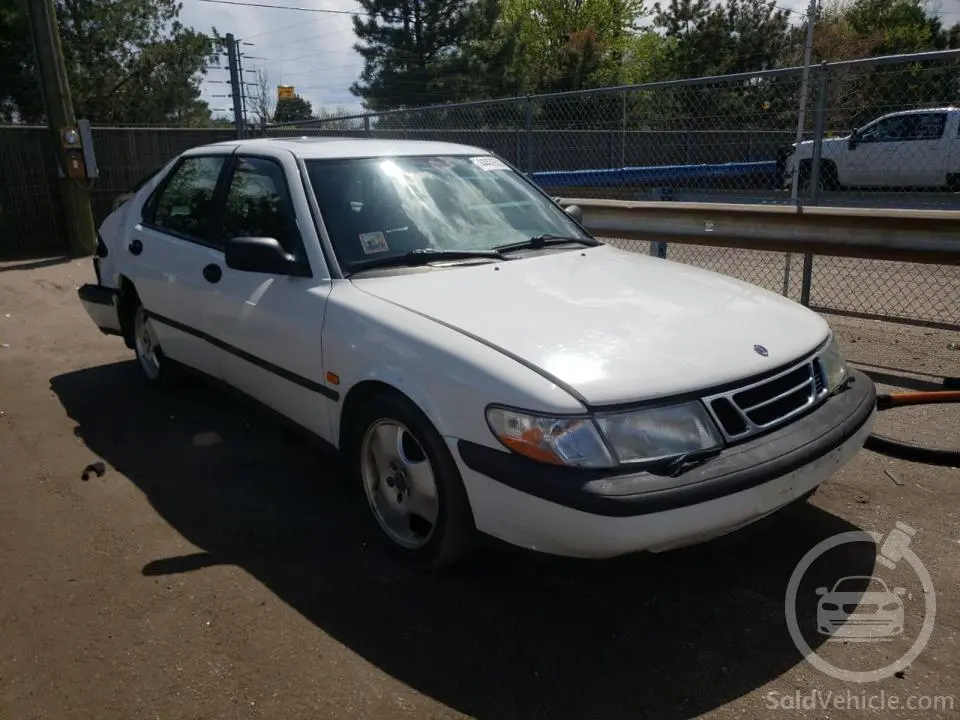 YS3DF55N2V2049318 Saab 900 Se Turbo 1997 White 2.0L 4