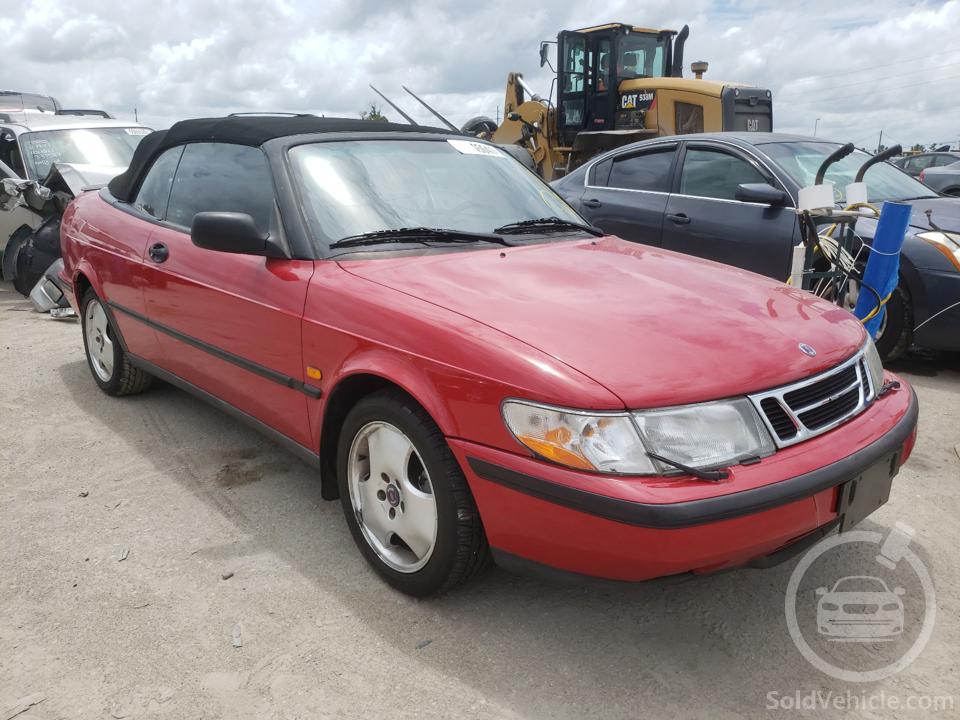 YS3DF78N9W7008132 Saab 900 Se Turbo 1998 Red 2.0L 4