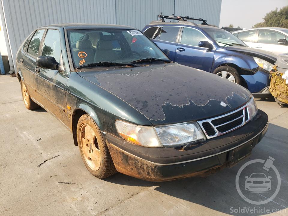 YS3DF58N9V2041681 Saab 900 Se Turbo 1997 Green 2.0L 4