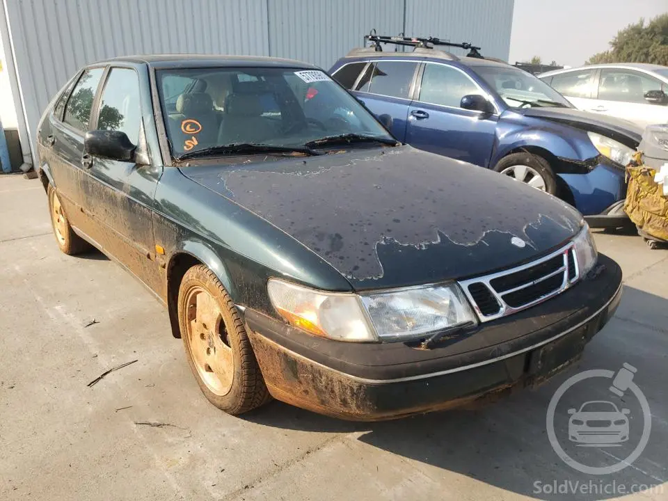 YS3DF58N9V2041681 Saab 900 Se Turbo 1997 Green 2.0L 4
