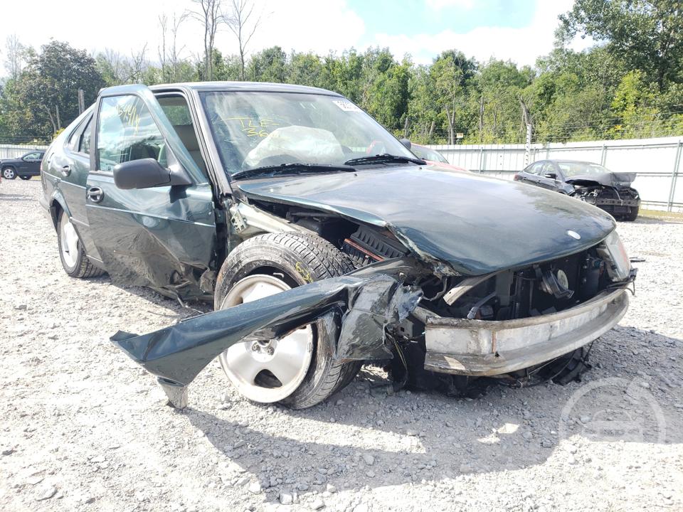 YS3DF58N3T2042483 Saab 900 Se Turbo 1996 Green 2.0L 4