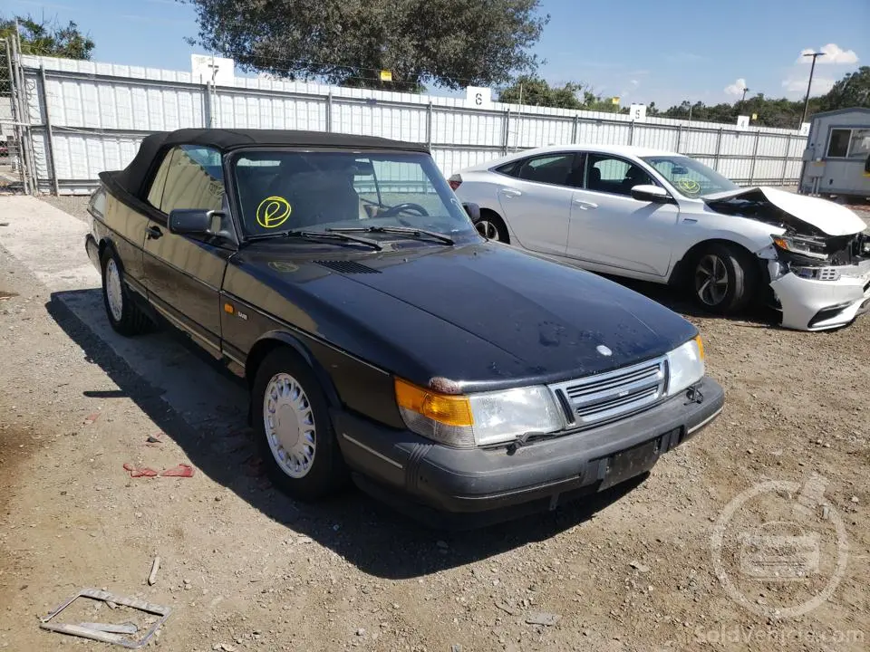 YS3AL76L9M7006102 Saab 900 Base 1991 Black 2.0L 4