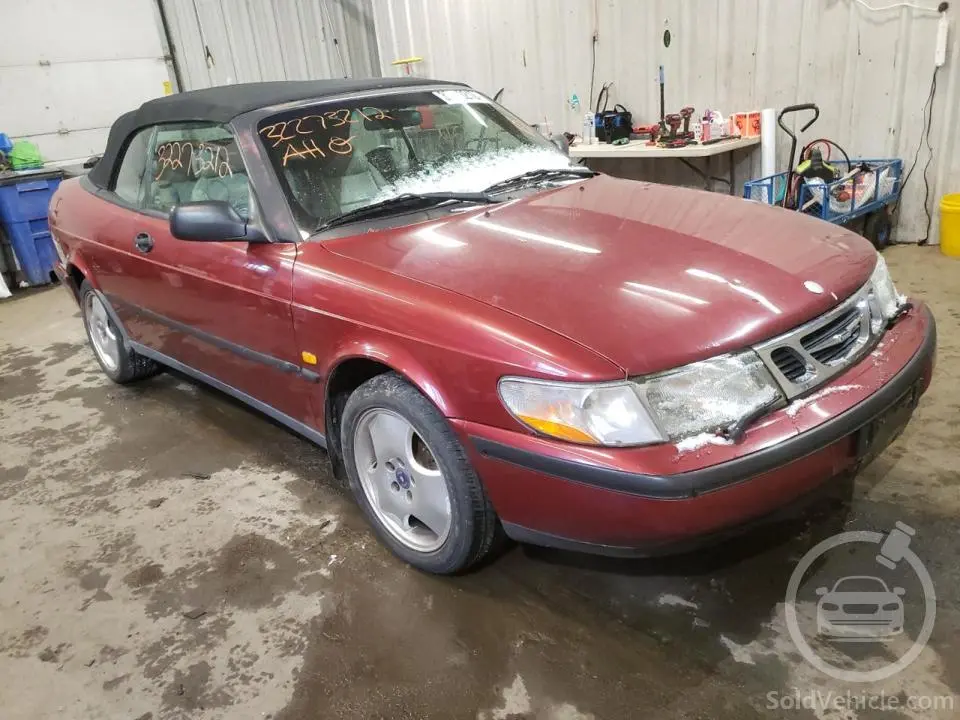 YS3DF78N7W7006735 Saab 900 Se Turbo 1998 Maroon 2.0L 4