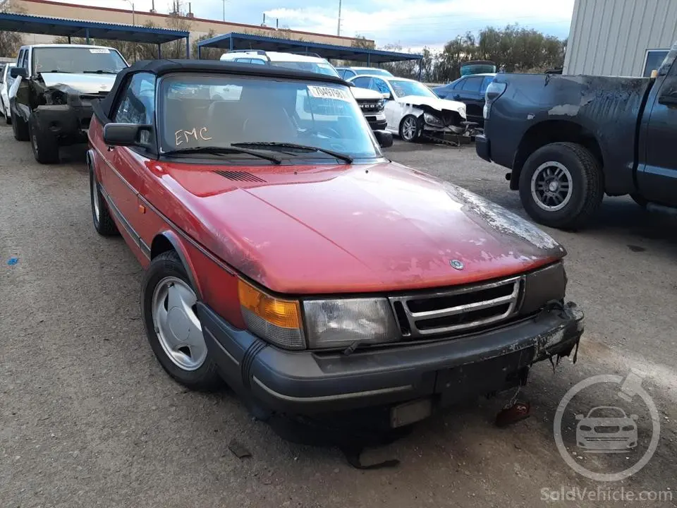 YS3AL76L5R7000997 Saab 900  1994 Red 2.0L 4