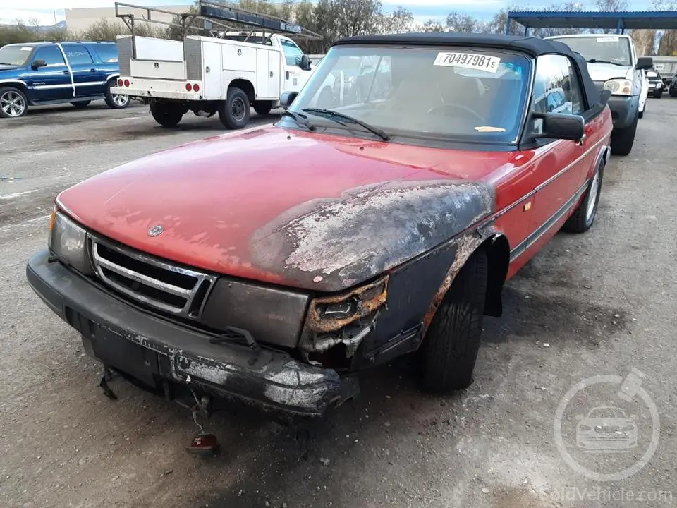 YS3AL76L5R7000997 Saab 900  1994 Red 2.0L 4