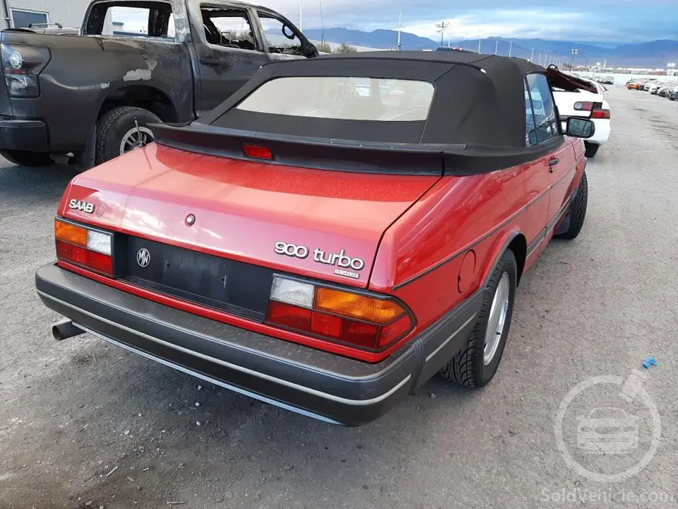 YS3AL76L5R7000997 Saab 900  1994 Red 2.0L 4