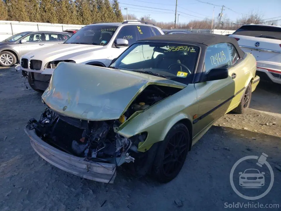 YS3DD78B1W7001963 Saab 900 S 1998 Green 2.3L 4