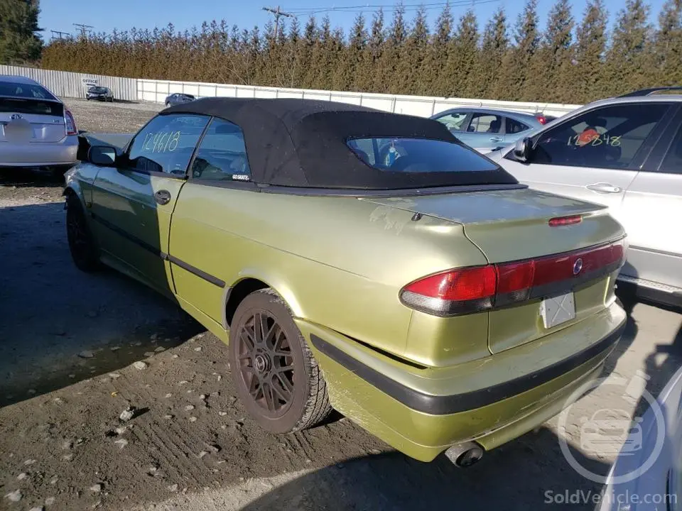 YS3DD78B1W7001963 Saab 900 S 1998 Green 2.3L 4
