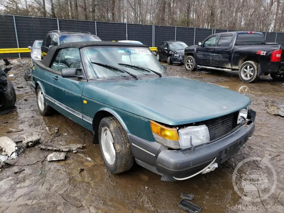 YS3AL75L8N7011746 Saab 900  1992 Green 2.0L 4