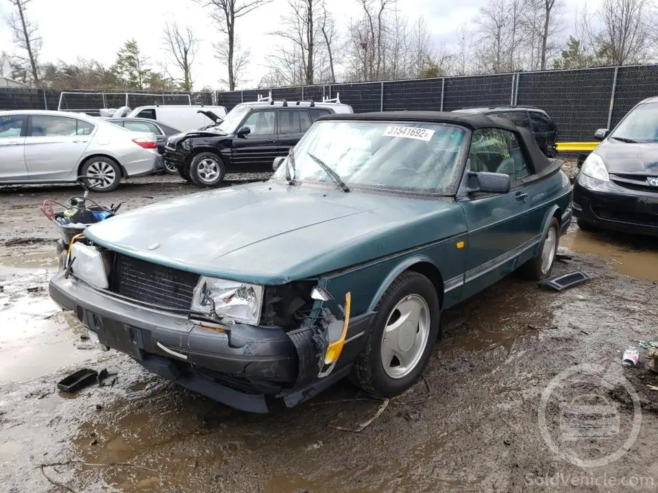 YS3AL75L8N7011746 Saab 900  1992 Green 2.0L 4