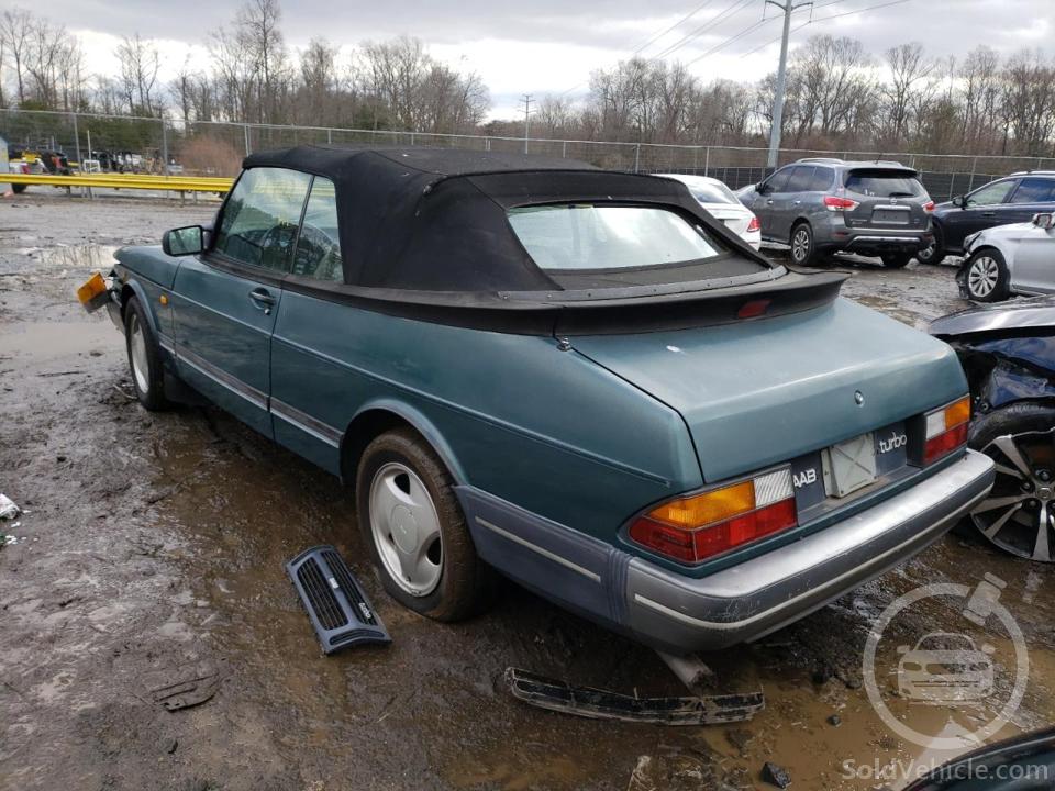 YS3AL75L8N7011746 Saab 900  1992 Green 2.0L 4