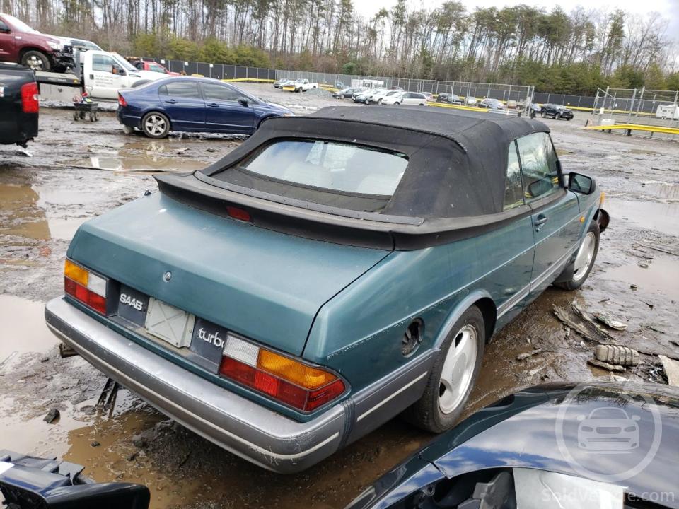 YS3AL75L8N7011746 Saab 900  1992 Green 2.0L 4