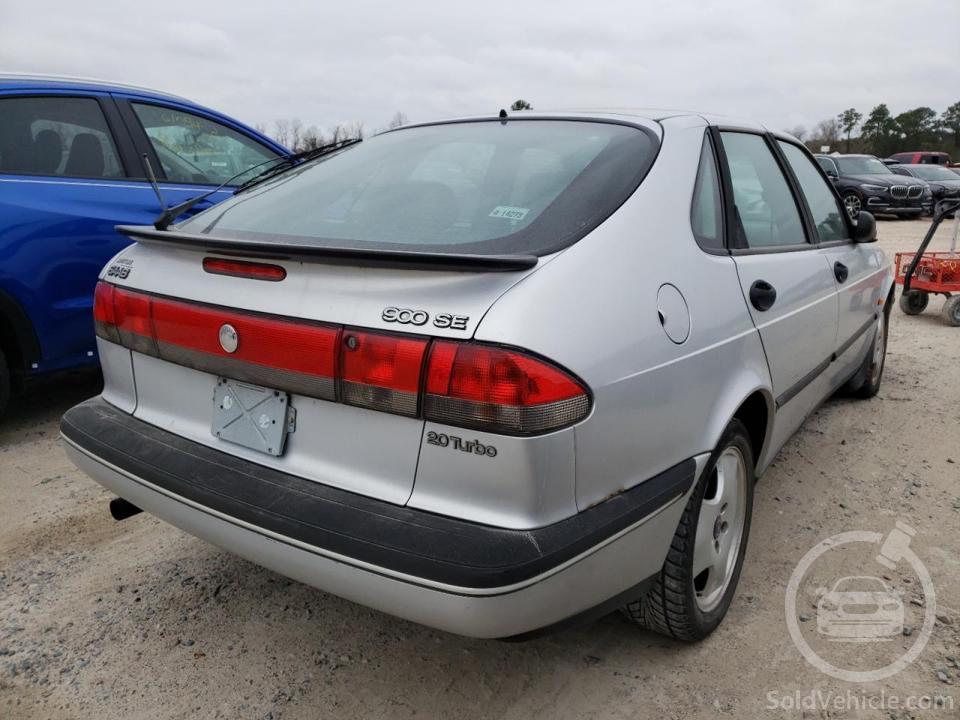 YS3DF55N3V2004856 Saab 900 Se Turbo 1997 Silver 2.0L 4