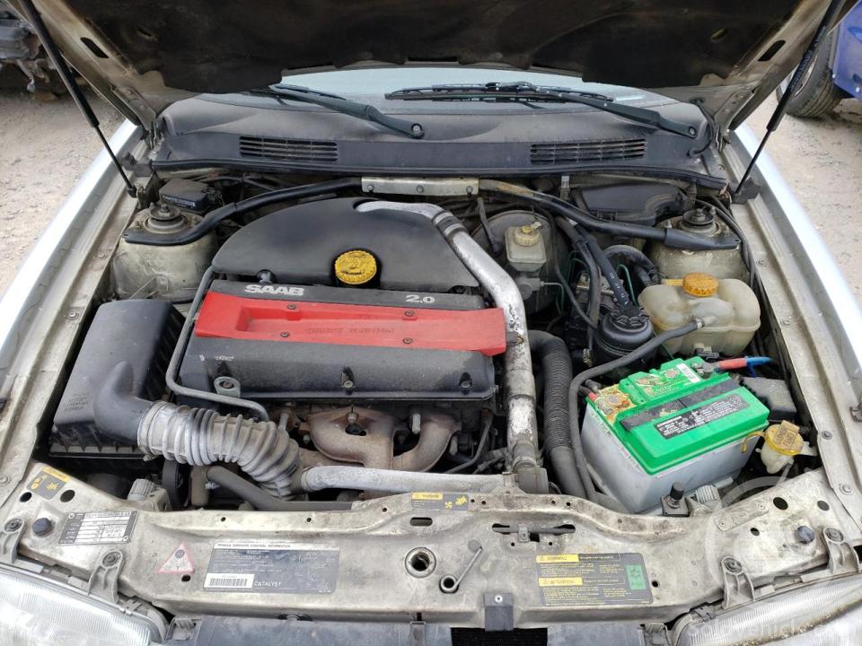 YS3DF55N3V2004856 Saab 900 Se Turbo 1997 Silver 2.0L 4