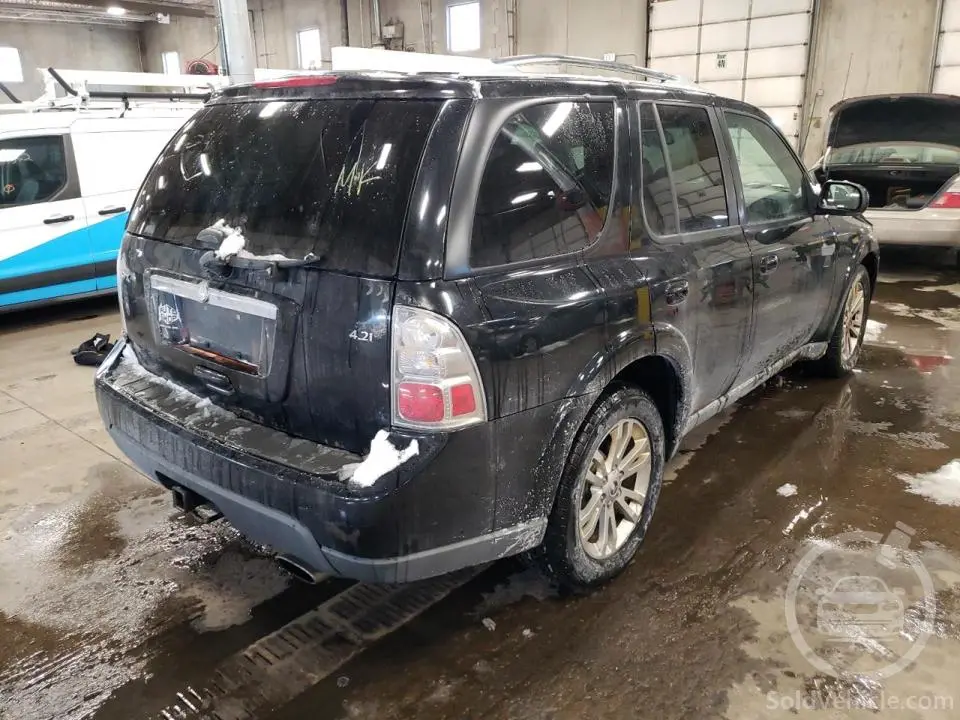 5S3ET13S582802540 Saab 9-7X 4.2I 2008 Black 4.2L 6