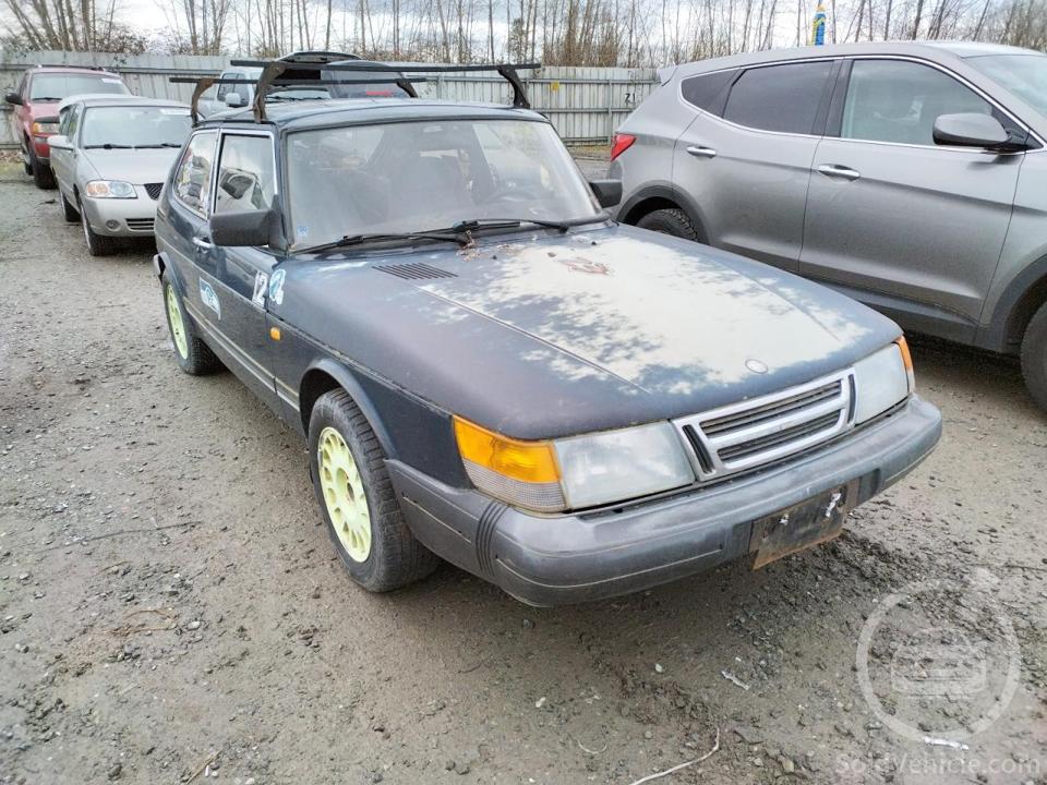 YS3AR36J6J3021407 Saab 900  1988 Blue 2.0L 4