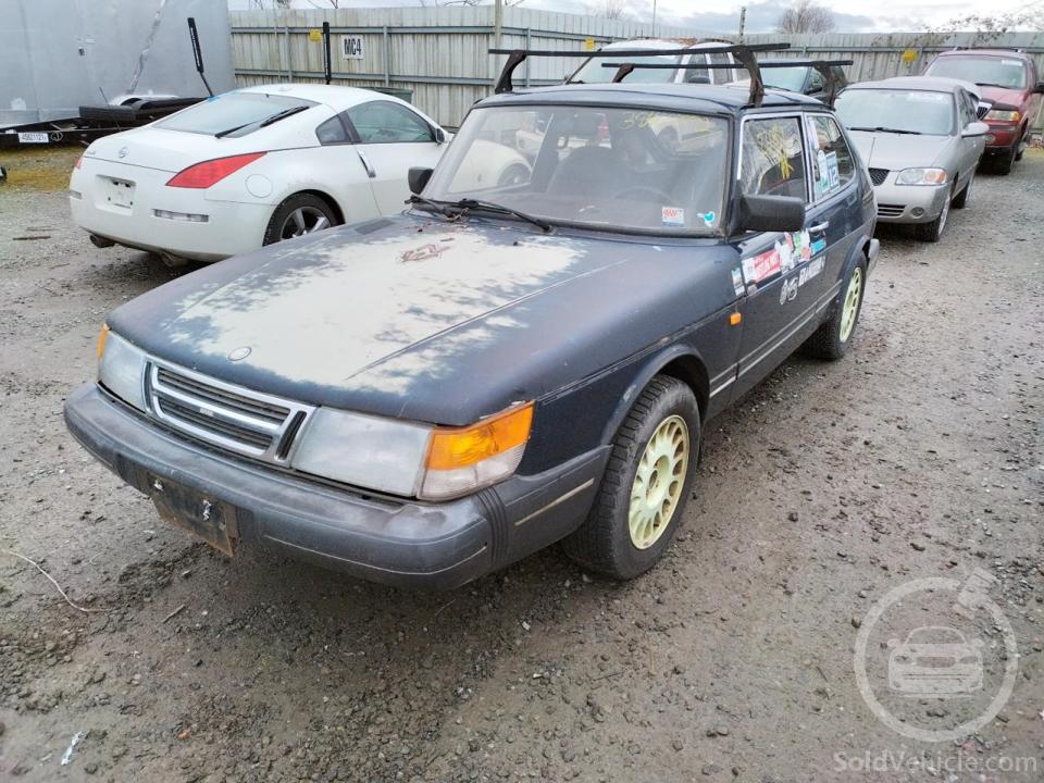 YS3AR36J6J3021407 Saab 900  1988 Blue 2.0L 4