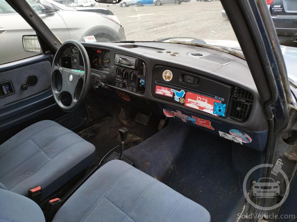 YS3AR36J6J3021407 Saab 900  1988 Blue 2.0L 4