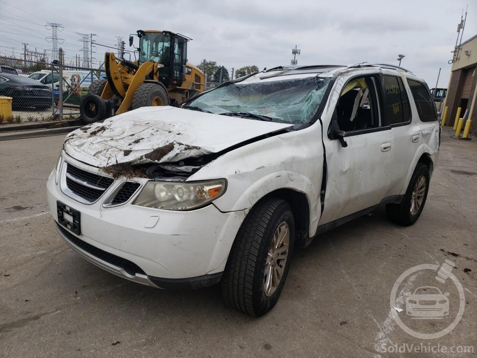 5S3ET13M162805594 Saab 9 7 Arc 2006 White 5.3L 8