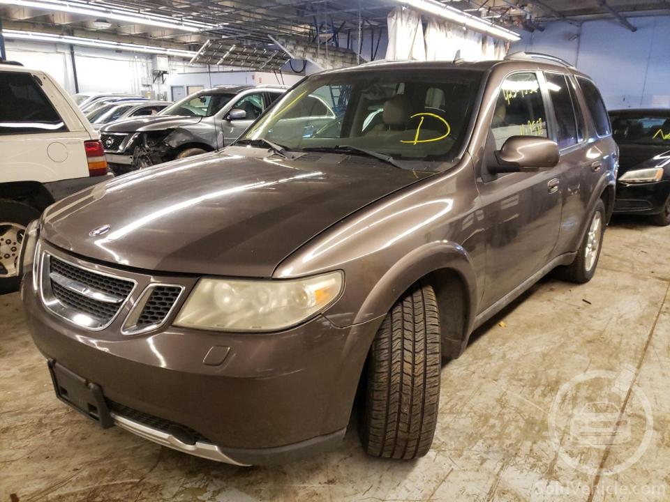 5S3ET13M482800747 Saab 9 7 5.3I 2008 Brown 5.3L 8