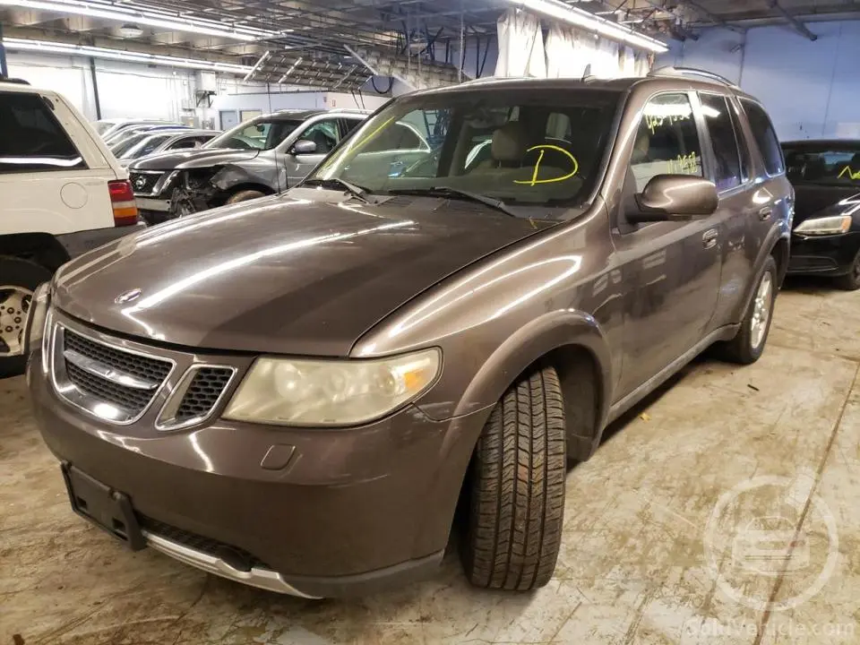5S3ET13M482800747 Saab 9 7 5.3I 2008 Brown 5.3L 8