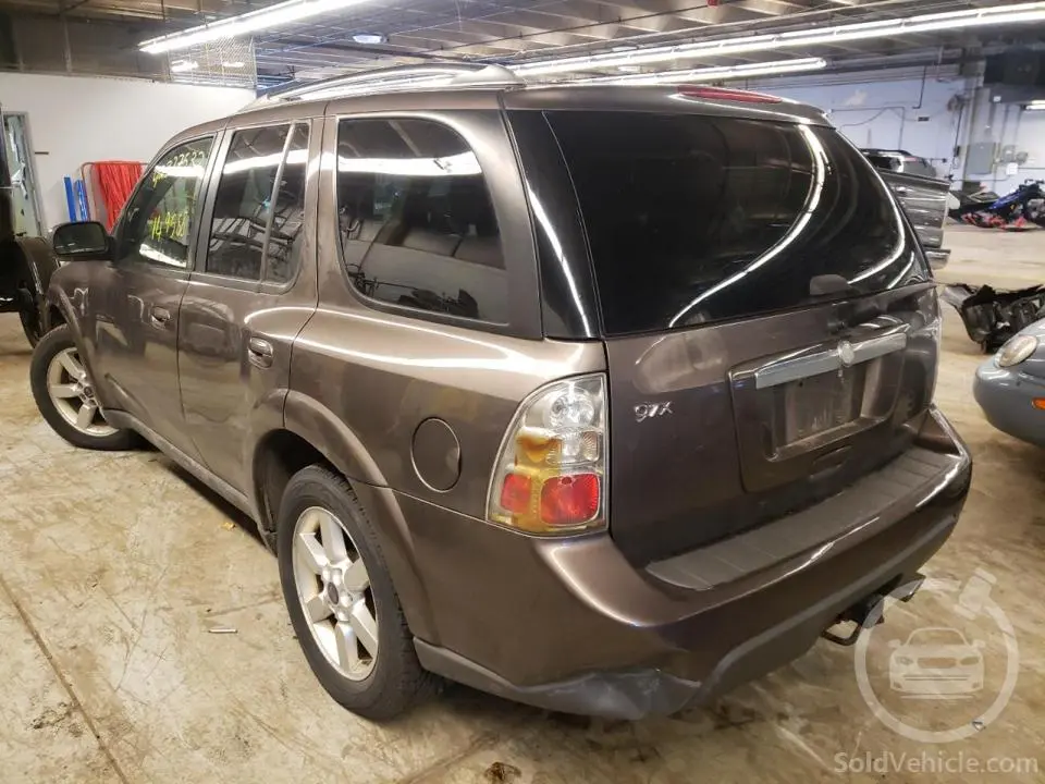 5S3ET13M482800747 Saab 9 7 5.3I 2008 Brown 5.3L 8