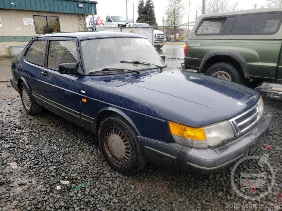 YS3AK35E6M5004558 Saab 900 Base 1991 Blue 2.1L 4