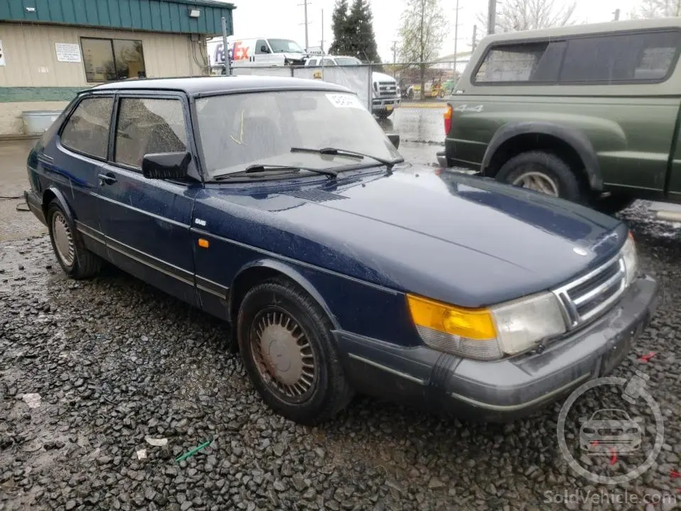YS3AK35E6M5004558 Saab 900 Base 1991 Blue 2.1L 4