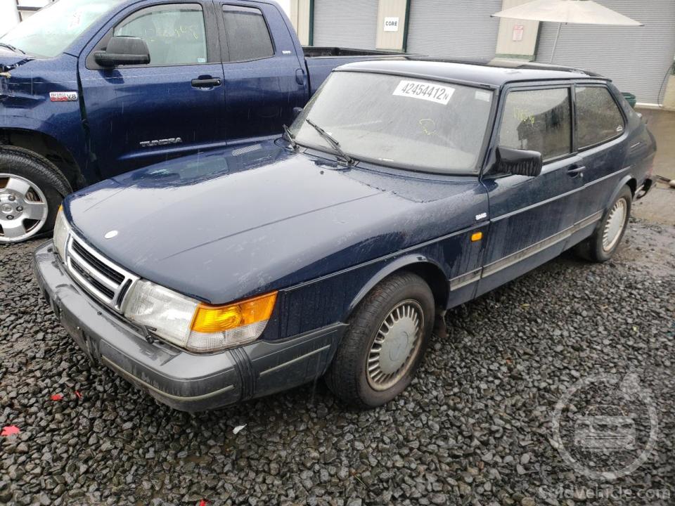 YS3AK35E6M5004558 Saab 900 Base 1991 Blue 2.1L 4