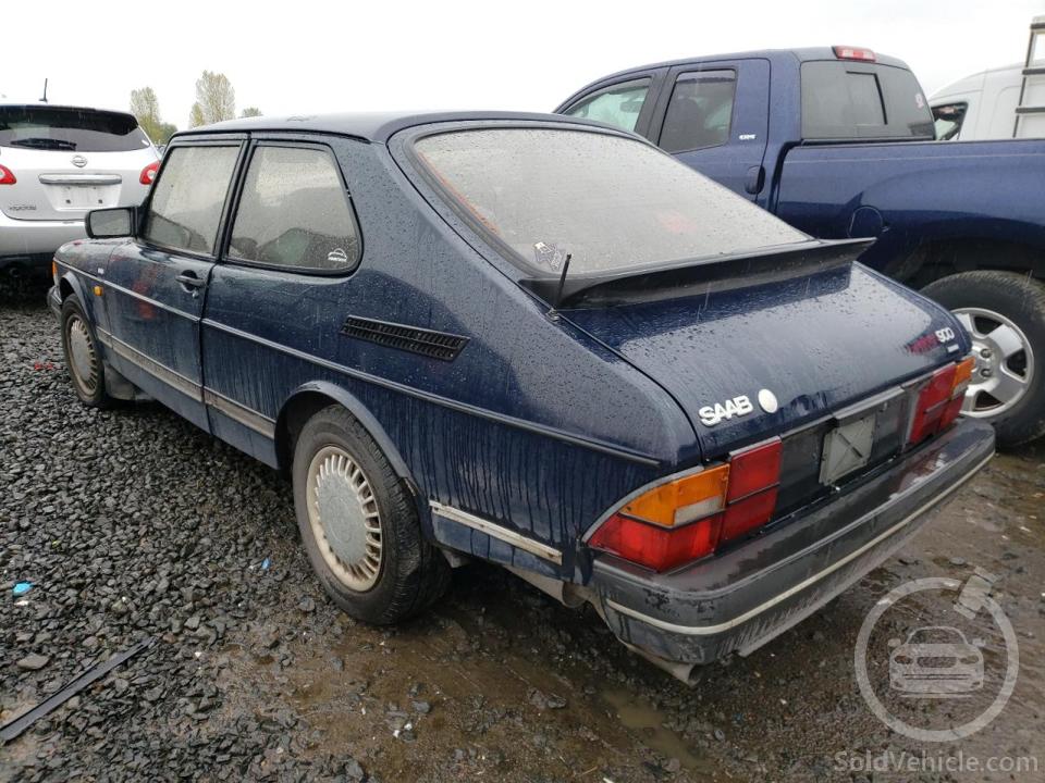 YS3AK35E6M5004558 Saab 900 Base 1991 Blue 2.1L 4