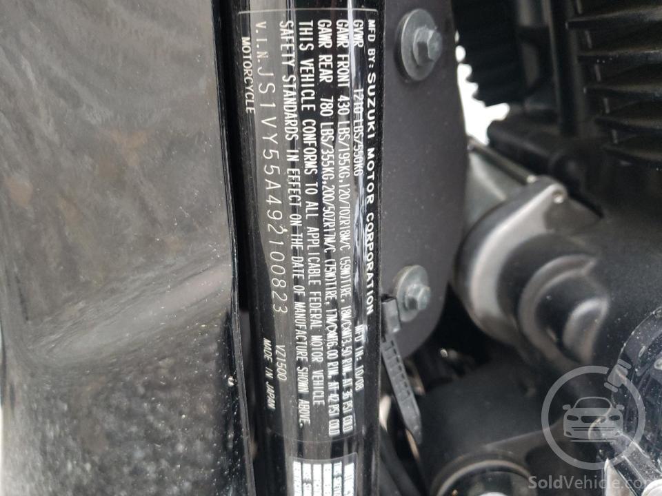 JS1VY55A492100823 Suzuki Cyc Vz/Vzr  2009 Black