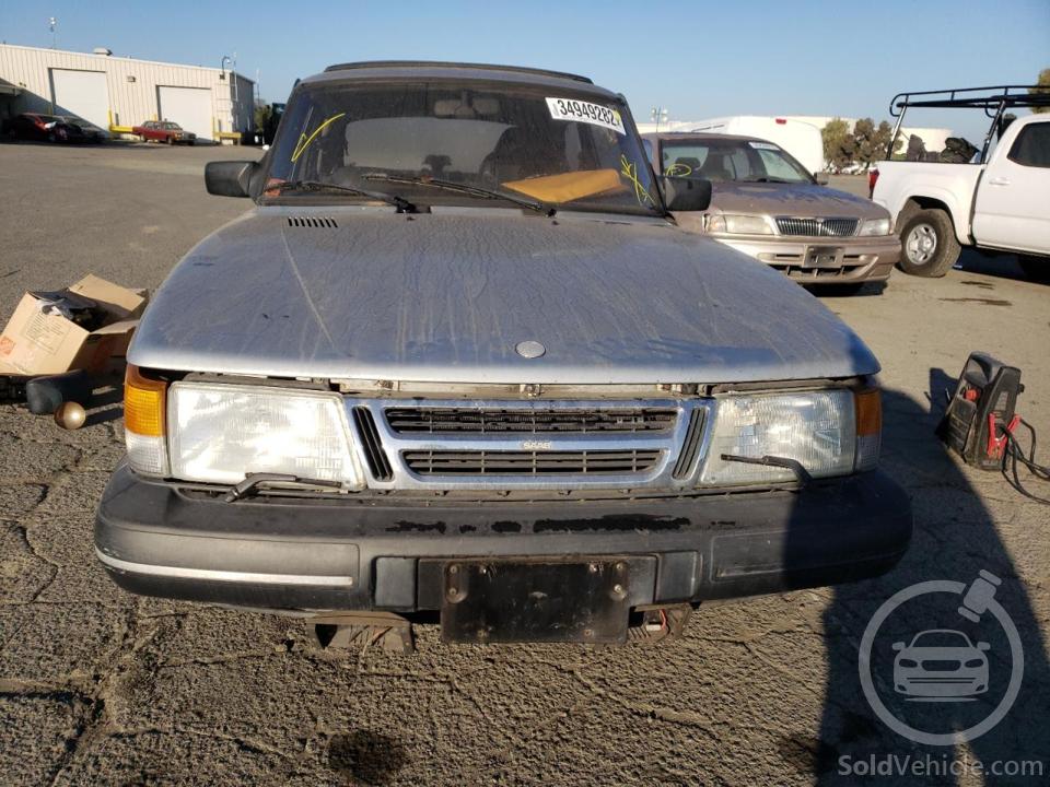 YS3AK36E5N2016038 Saab 900 Base 1992 Silver 2.1L 4