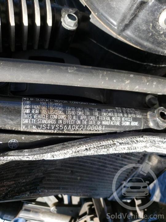 JS1VS56A0K2100081 Suzuki Cyc Vz/Vzr  2019 Two Tone